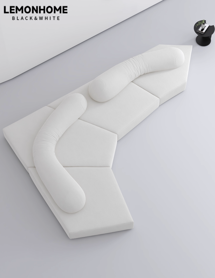 Combinaison moderne et minimaliste de canapé