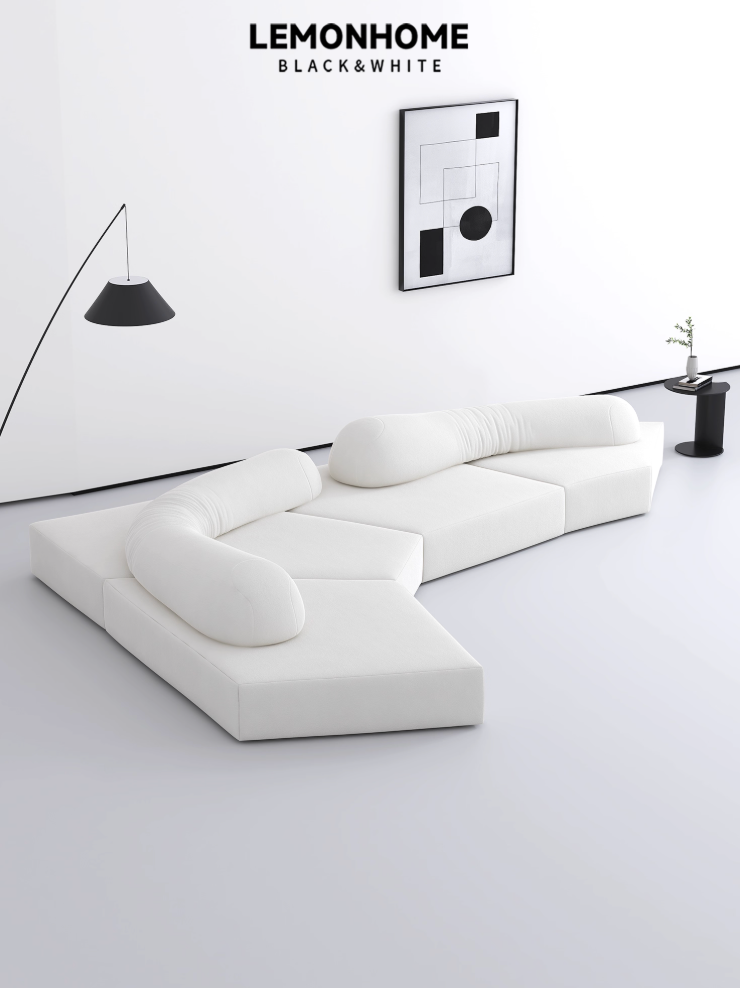 Combinaison moderne et minimaliste de canapé