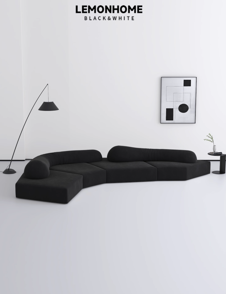 Combinaison moderne et minimaliste de canapé